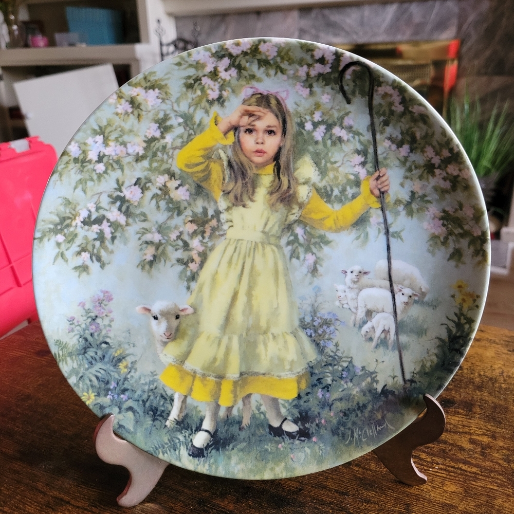Decorative Plate with Little Bo Peep
